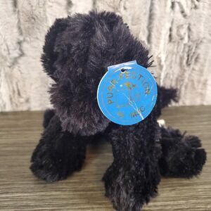 Purr-fection‎ By MJC BABY TUCKER Black Puppy Dog LUXE SOFT Floppy Tags